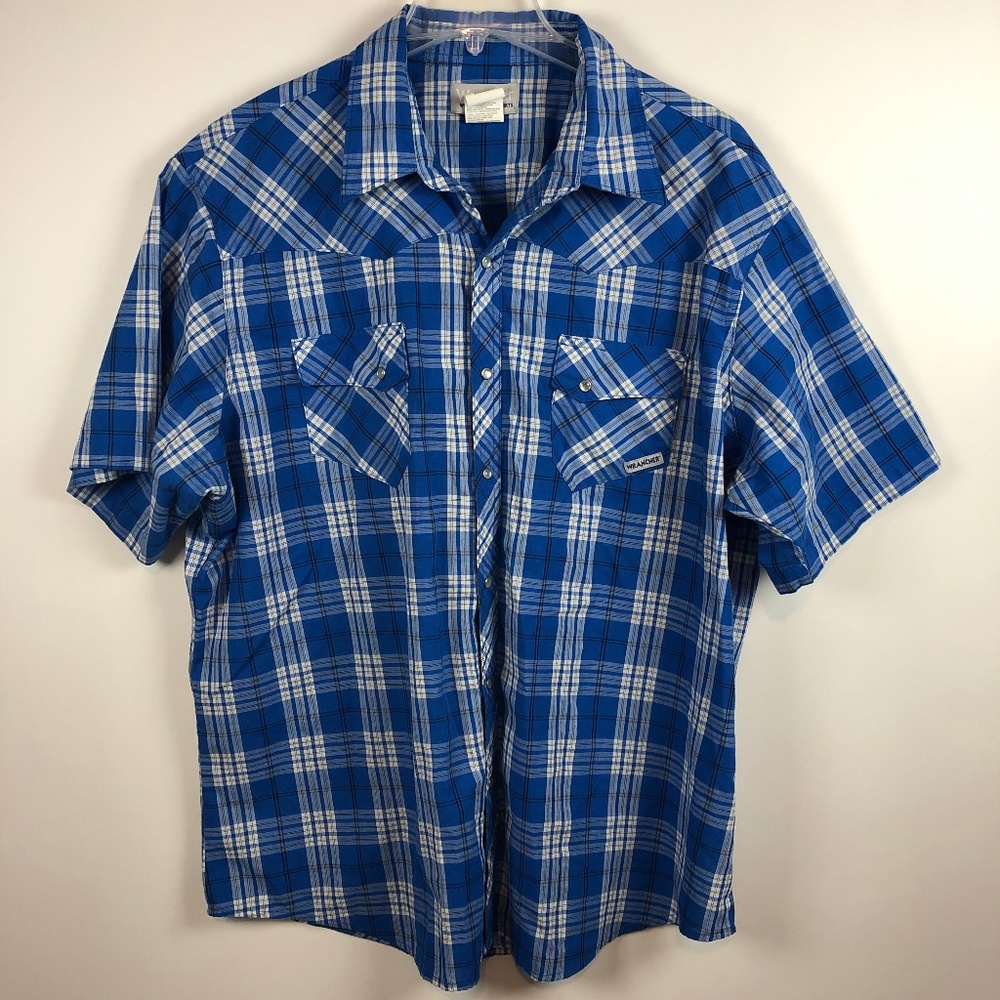 Wrangler Pearl Button Snap Short Sleeve Shirt